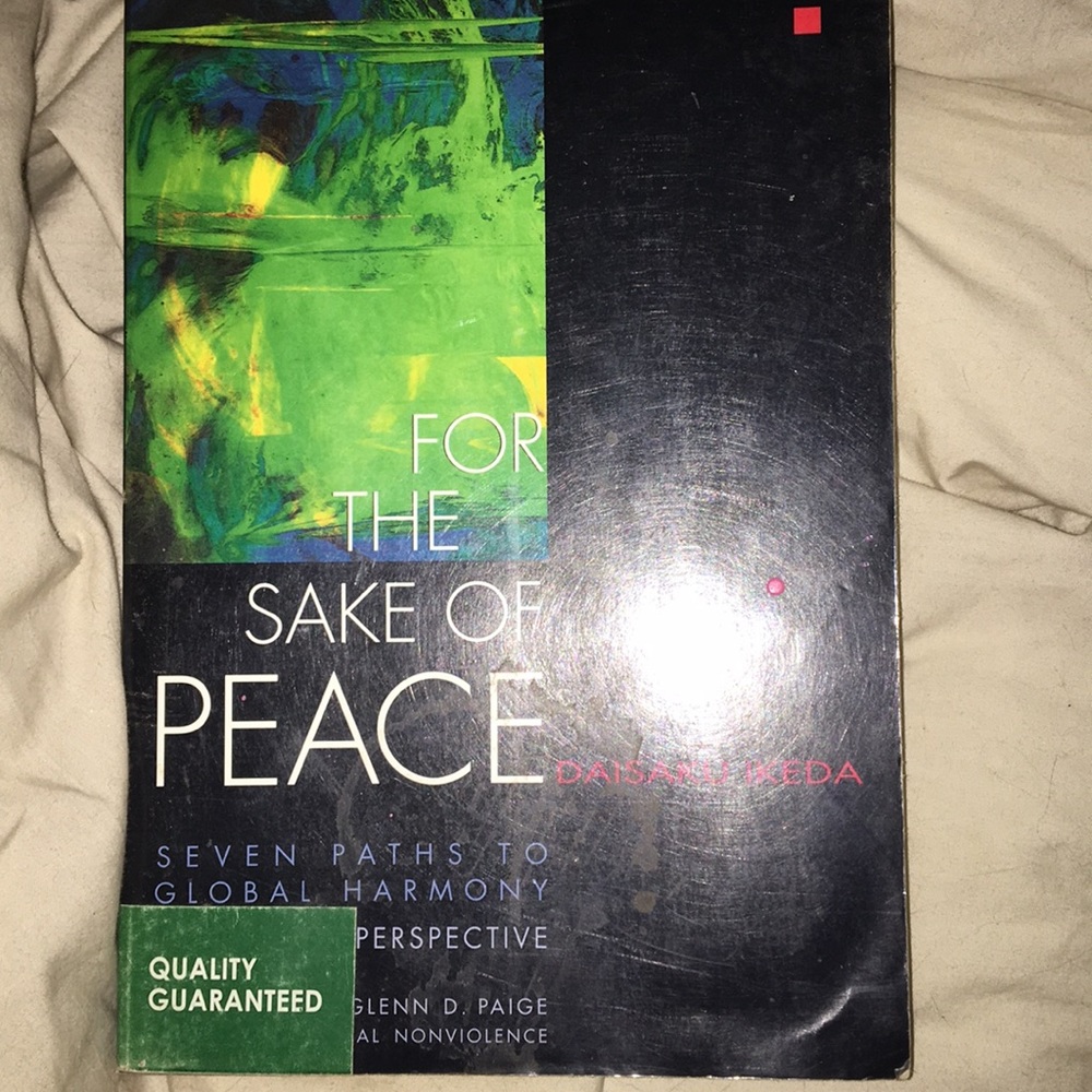 For THe Sake Of Peace